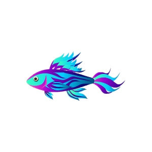 Purple Magic Fish